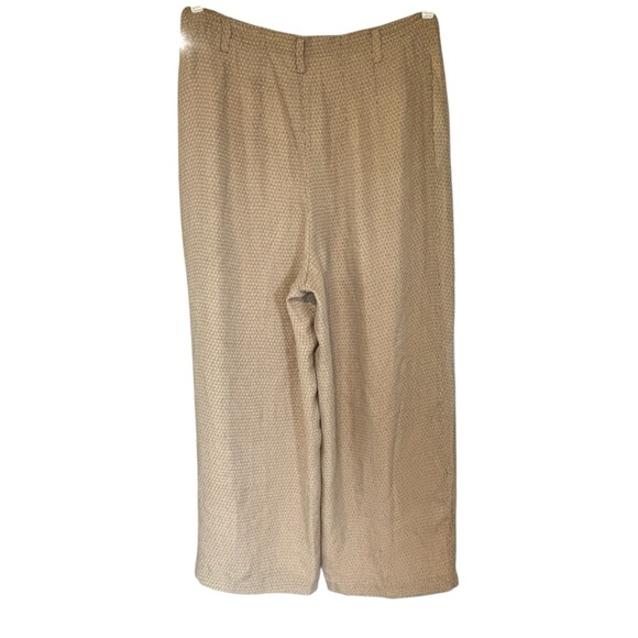 100% Silk Sz 10 Wide Leg Linda Allard Ellen Tracy Pants Pockets Old Money Lined - Picture 4 of 13